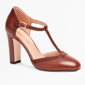NWT Brooks Brothers Women’s high heel      Sz: 8.5 Color: Saddle Brown